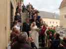 Norbert und Viktoria im Burghof Rosenburg