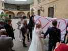 Viktoria und Norbert im Burghof Rosenburg