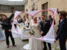 Viktoria und Norbert im Burghof Rosenburg