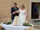 Norbert und Viktoria im Burghof Rosenburg