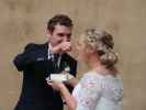 Norbert und Viktoria im Burghof Rosenburg
