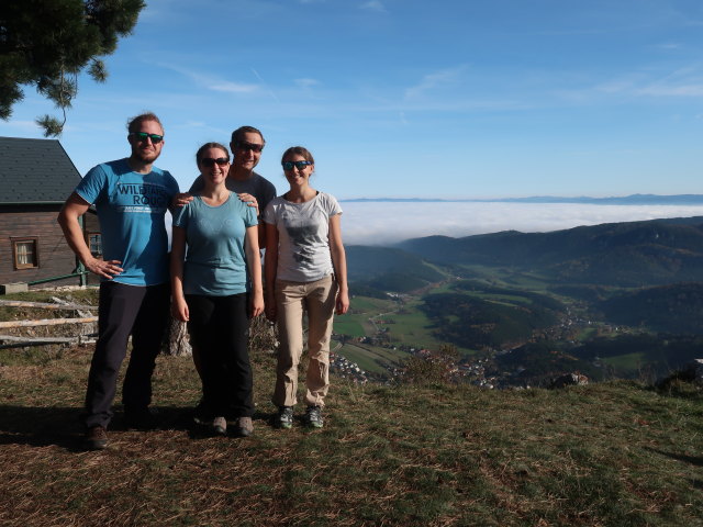 Thomas, Sabine, ich und Kathrin Am Gel&auml;nde, 1.023 m