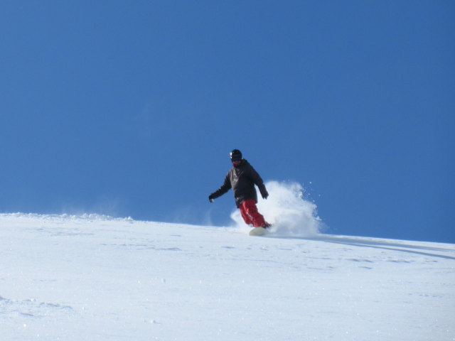 Markus zwischen Piste 70 und Piste 72 (17. Apr.)