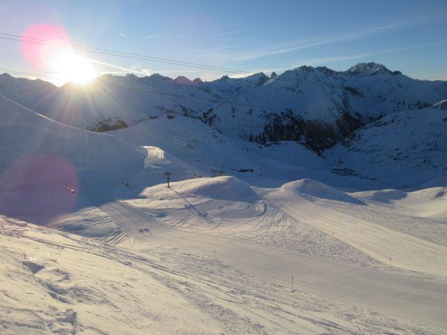 von der Ulmer H&uuml;tte Richtung S&uuml;dosten (14. J&auml;n.)