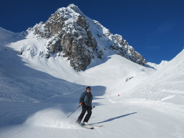 Ronald auf der Piste 'Muggengrat - T&auml;li' (14. J&auml;n.)