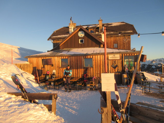 Frank bei der Speiereckh&uuml;tte, 2.072 m (21. J&auml;n.)