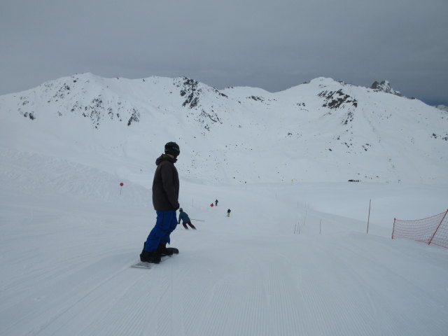 Markus auf der Piste Jean Pachod (17. M&auml;rz)