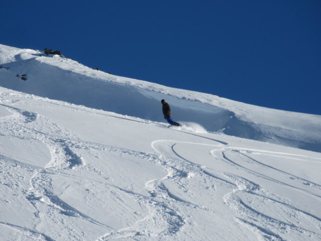 Markus neben der Piste Lac de la Chambre (19. M&auml;rz)