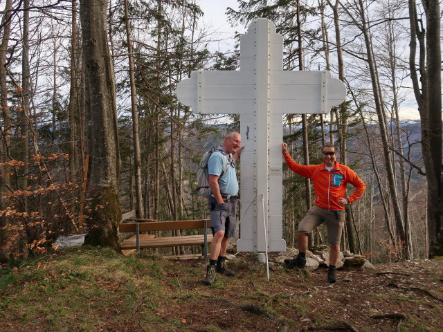 Erich und ich am Wei&szlig;en Kreuz, 969 m