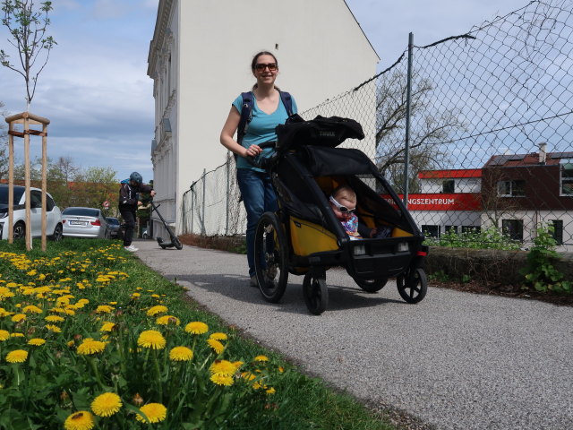 Sabine und Nils an der goldenen Stiege in M&ouml;dling