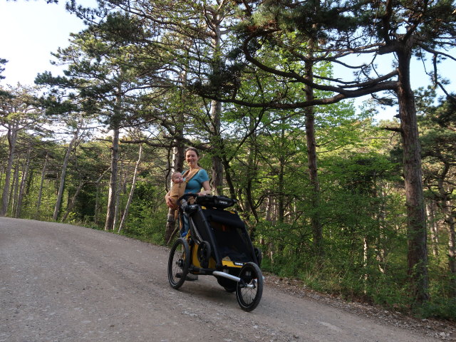 Nils und Sabine zwischen ehemaliger Breiter F&ouml;hre und M&ouml;dling