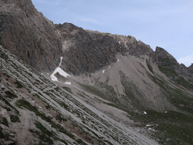 zwischen K&uuml;hbodent&ouml;rl und Spitzkofel-Klettersteig (29. Juni)