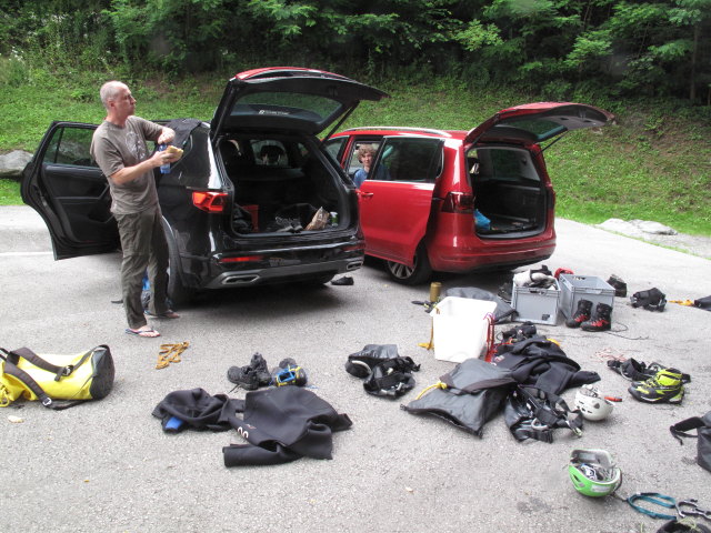 Frank und Victoria beim Schloss Lengberg