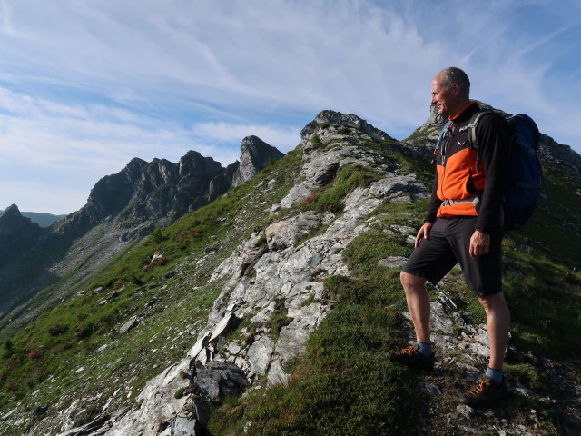 Frank zwischen K&auml;mpenk&ouml;pfln und Schareck (14. Juli)