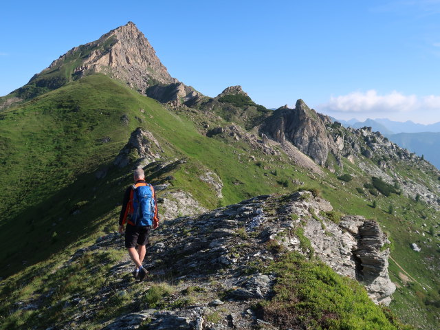 Frank zwischen K&auml;mpenk&ouml;pfln und Schareck (14. Juli)