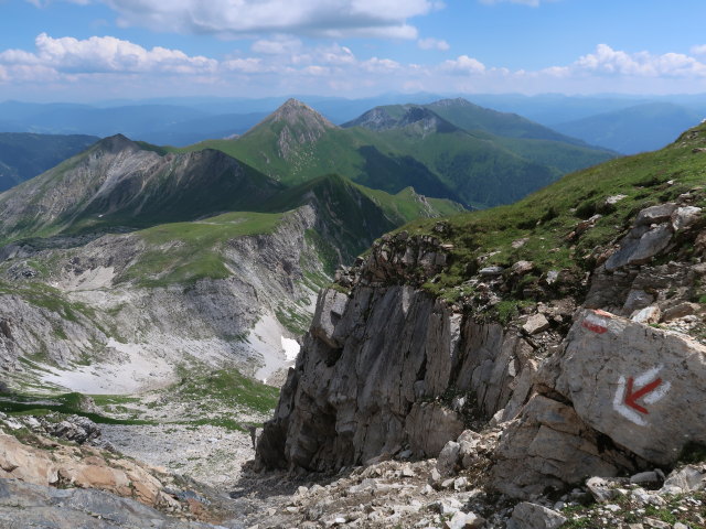 zwischen Wei&szlig;eneck und Vorderem Wei&szlig;eneck (14. Juli)