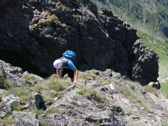 Frank zwischen Sonntagskarspitze und Gro&szlig;em B&ouml;senstein