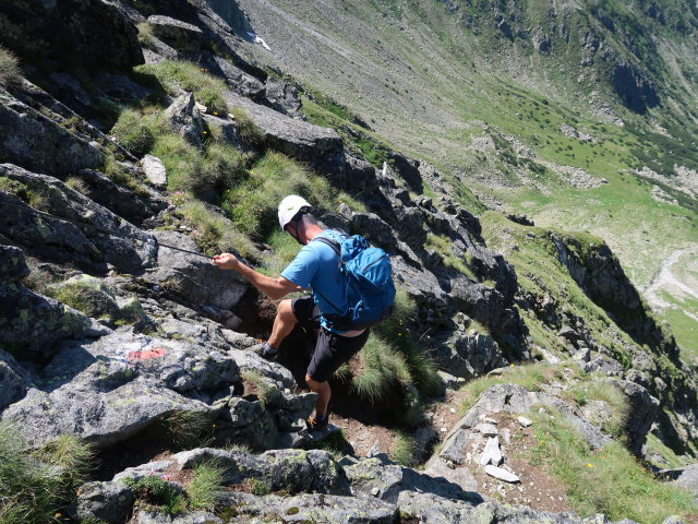 Frank zwischen Sonntagskarspitze und Gro&szlig;em B&ouml;senstein