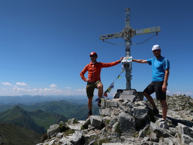 Ich und Frank am Gro&szlig;en B&ouml;senstein, 2.448 m