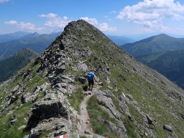 Frank zwischen Gro&szlig;em B&ouml;senstein und Kleinem B&ouml;senstein
