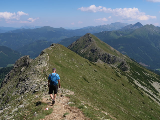 Frank zwischen Kleinem B&ouml;senstein und Gro&szlig;em Hengst