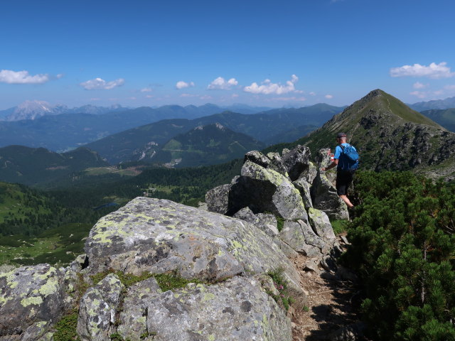 Frank zwischen Kleinem B&ouml;senstein und Gro&szlig;em Hengst