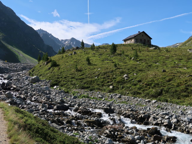 Zollh&uuml;tte zwischen Hohenzollernhaus und Smaragdsee (26. Juli)