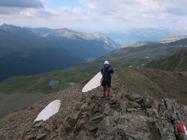 Christoph zwischen Nauderer Hennesiglspitze und Langtauferer H&ouml;henweg (28. Juli)