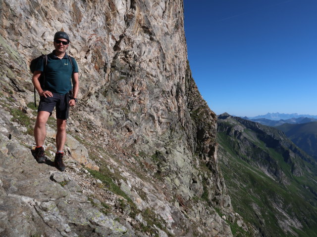 Ronald zwischen Oberem Rotg&uuml;ldensee und Wastlkarscharte (11. Aug.)