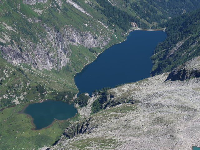 Oberer Rotg&uuml;ldensee und Unterer Rotg&uuml;ldensee vom Gro&szlig;en Hafner aus (11. Aug.)