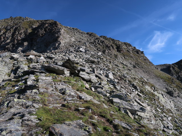 zwischen Oberem Schwarzhornsee und S&uuml;dlichem Schwarzhorn (12. Aug.)