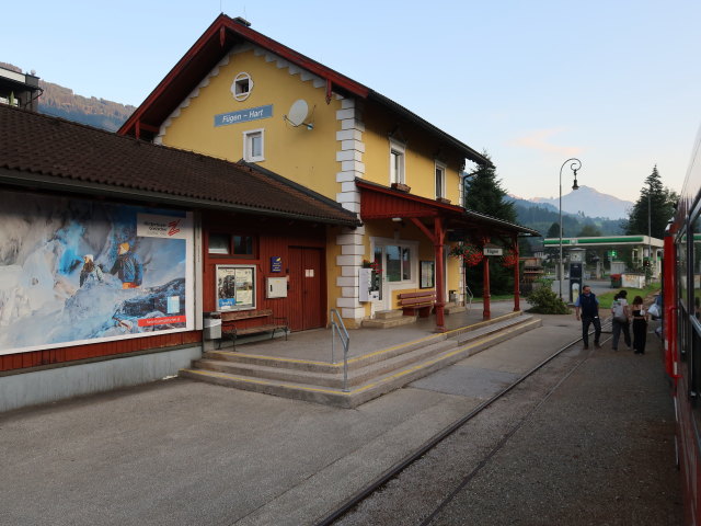 Bahnhof F&uuml;gen-Hart im Zillertal, 537 m