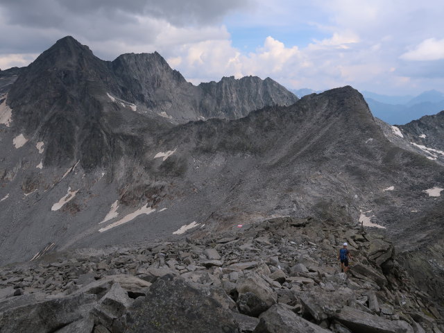 Frank zwischen Gr&uuml;ne-Wand-Spitze und Kasseler H&uuml;tte (31. Aug.)