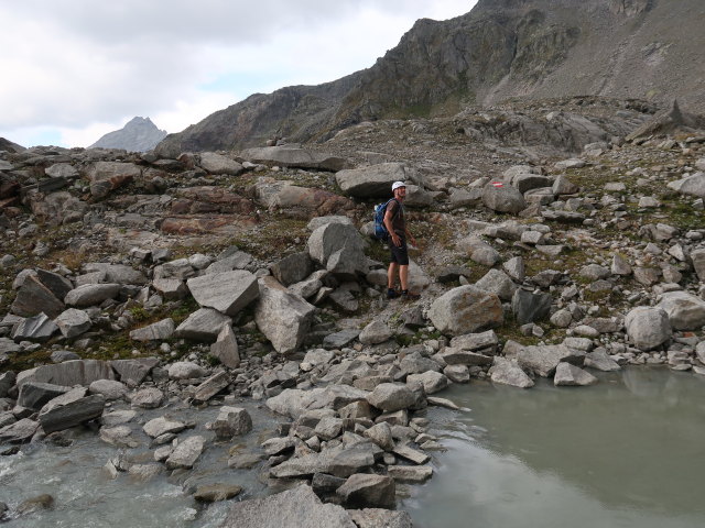 Frank zwischen Gr&uuml;ne-Wand-Spitze und Kasseler H&uuml;tte (31. Aug.)