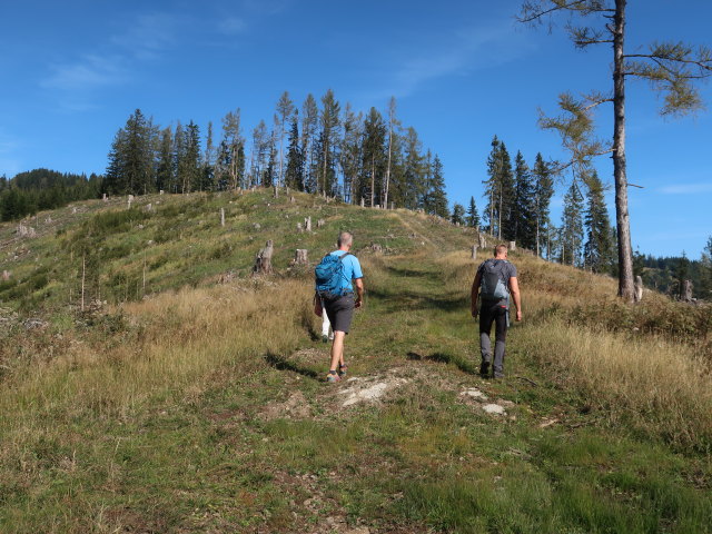 Melanie, Frank und Mario zwischen Bayerlh&uuml;tte und Z&ouml;berer H&ouml;he