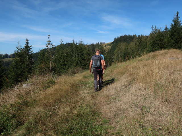 Mario und Frank zwischen Bayerlh&uuml;tte und Z&ouml;berer H&ouml;he