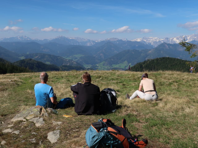 Frank, Mario und Melanie auf der Z&ouml;berer H&ouml;he, 1.486 m