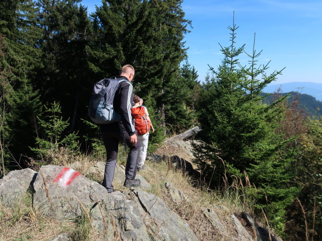 Mario, Melanie und Frank zwischen Z&ouml;berer H&ouml;he und Schreinerkogel