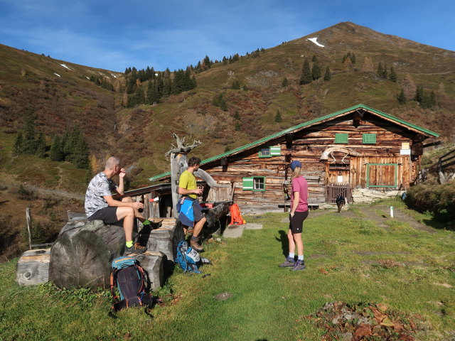 Frank, Georg und Sarah auf der Pr&auml;aualm, 1.811 m