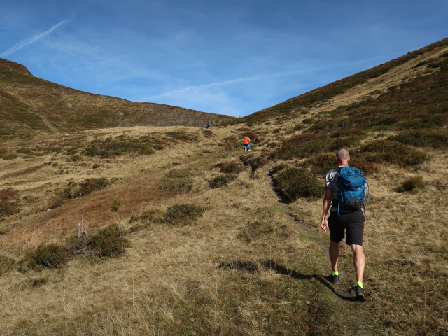 Sarah, Georg und Frank zwischen Pr&auml;aualm und Saugruam