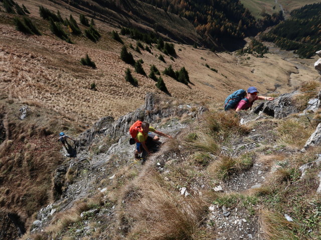 Frank, Georg und Sarah zwischen Mooseckh&ouml;he und Kar-Katzenkopf