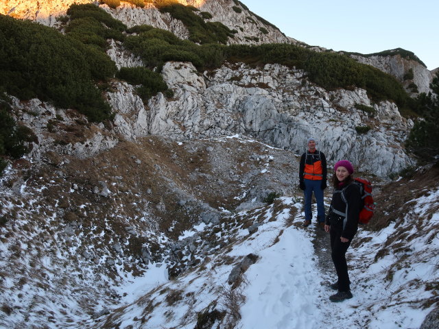 Frank und Melanie im H&auml;useltrog (17. Nov.)