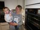 Nils und Mama im Haus meiner Eltern