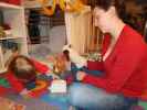 Nils und Sabine in unserer Wohnung
