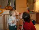 Nils und Sabine in unserer Wohnung (13. Feb.)