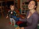 Nils und Sabine in unserer Wohnung