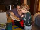 Sabine und Nils in unserer Wohnung
