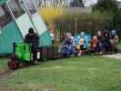 Nils und Sabine in der Gartenbahn