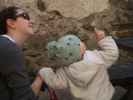 Sabine und Nils in der Ruine Johannstein