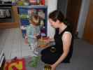 Nils und Sabine in unserer Wohnung